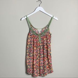 Kimchi Blue Floral Frock Sage/Rose